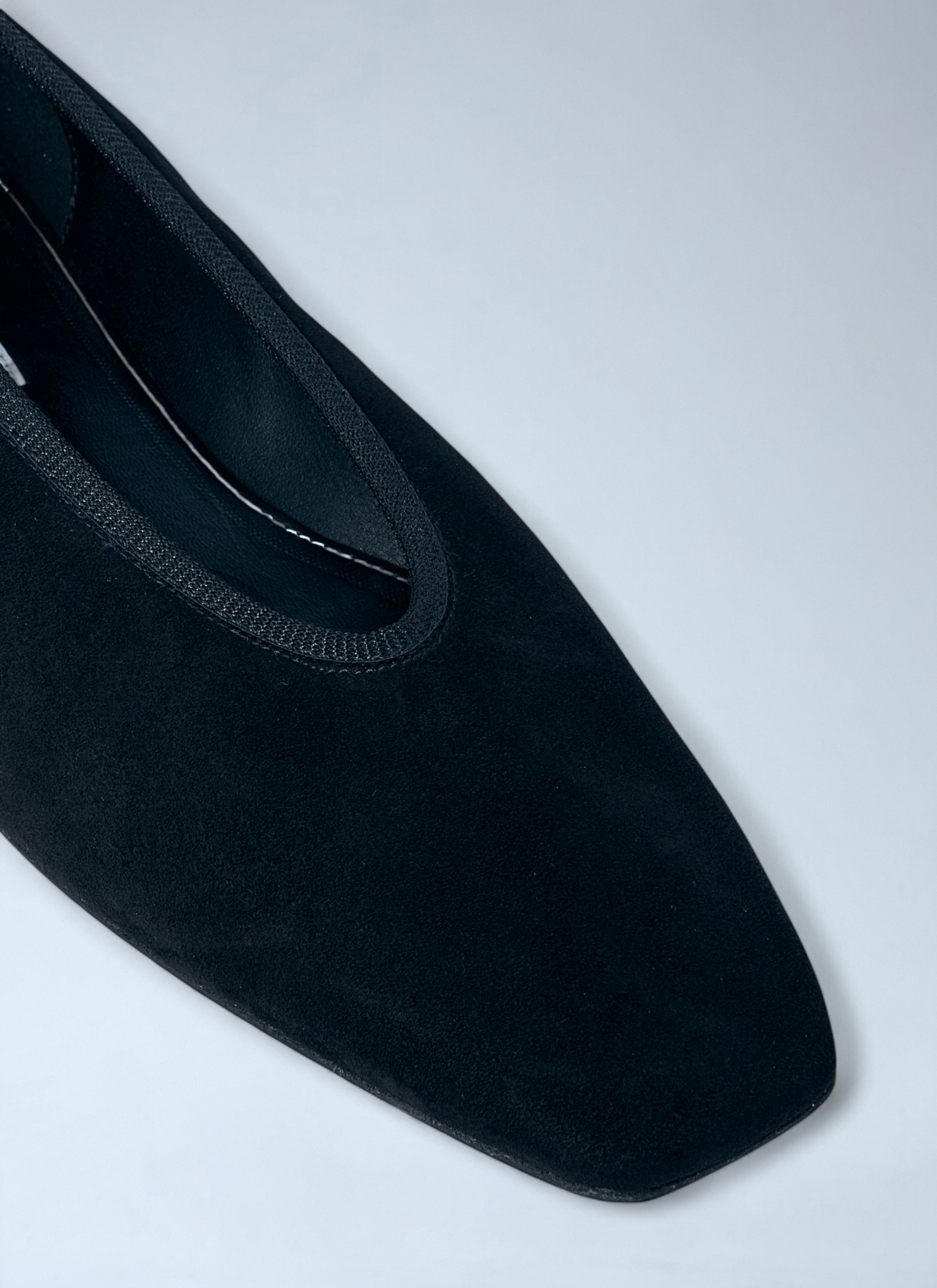 Toteme Women Minimalist Suede Ballerinas Flats
