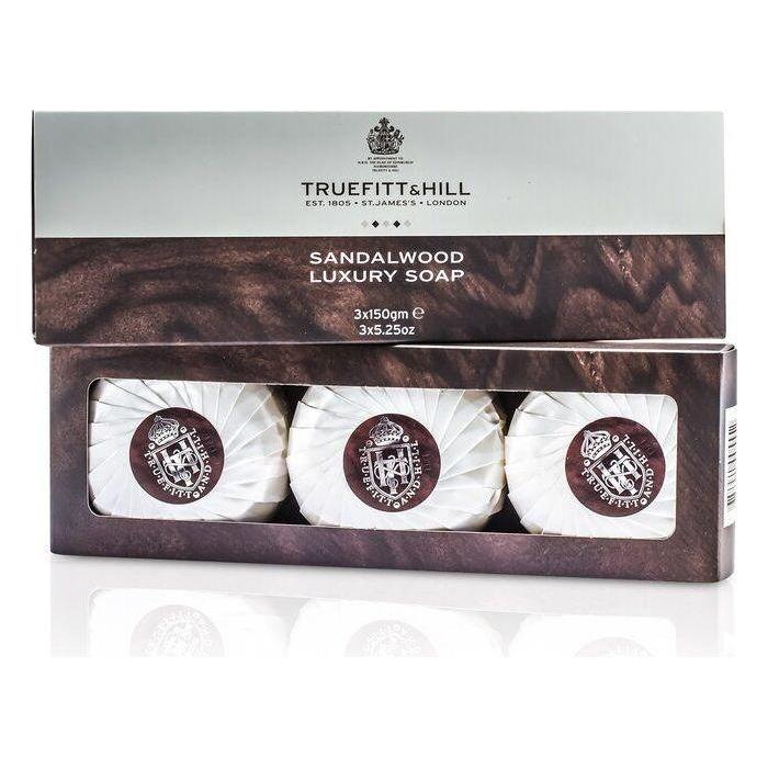 Truefitt & Hill Sandalwood Luxury Soap 3 X 5.25 oz. - Overture Gifts