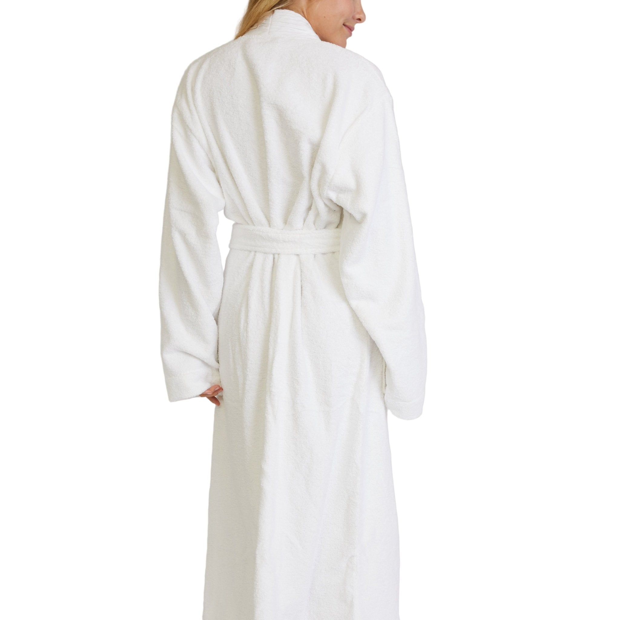 Turkish Cotton Terry Cloth Pleated Bathrobe - Overture Gifts