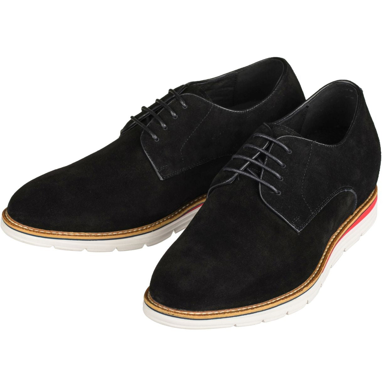 CALTO - Y4222 - 3.2 Inches Taller (Nubuck Black)