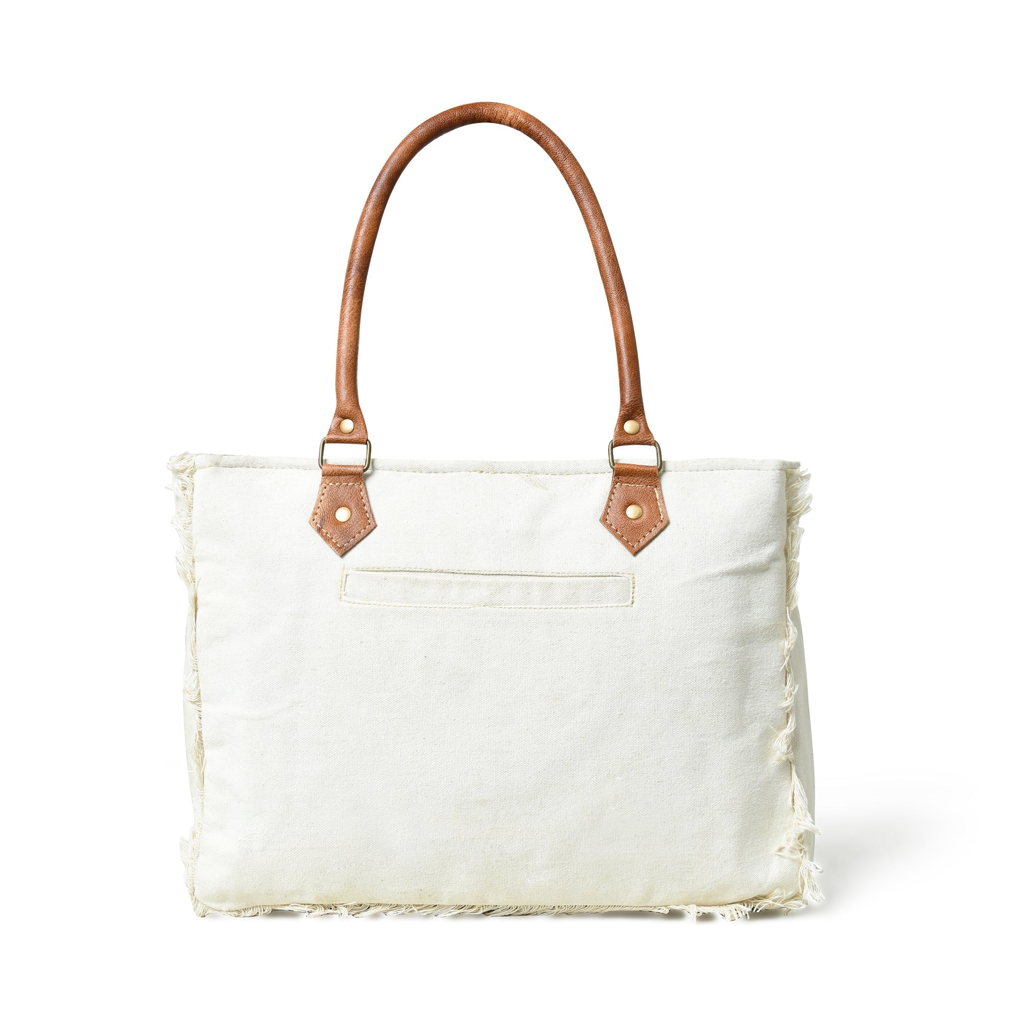 Urban Zigzag Canvas Shopper's Tote - Overture Gifts