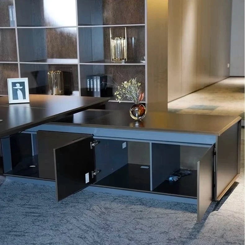 Hiley · Modern L-Shaped Executive Desk