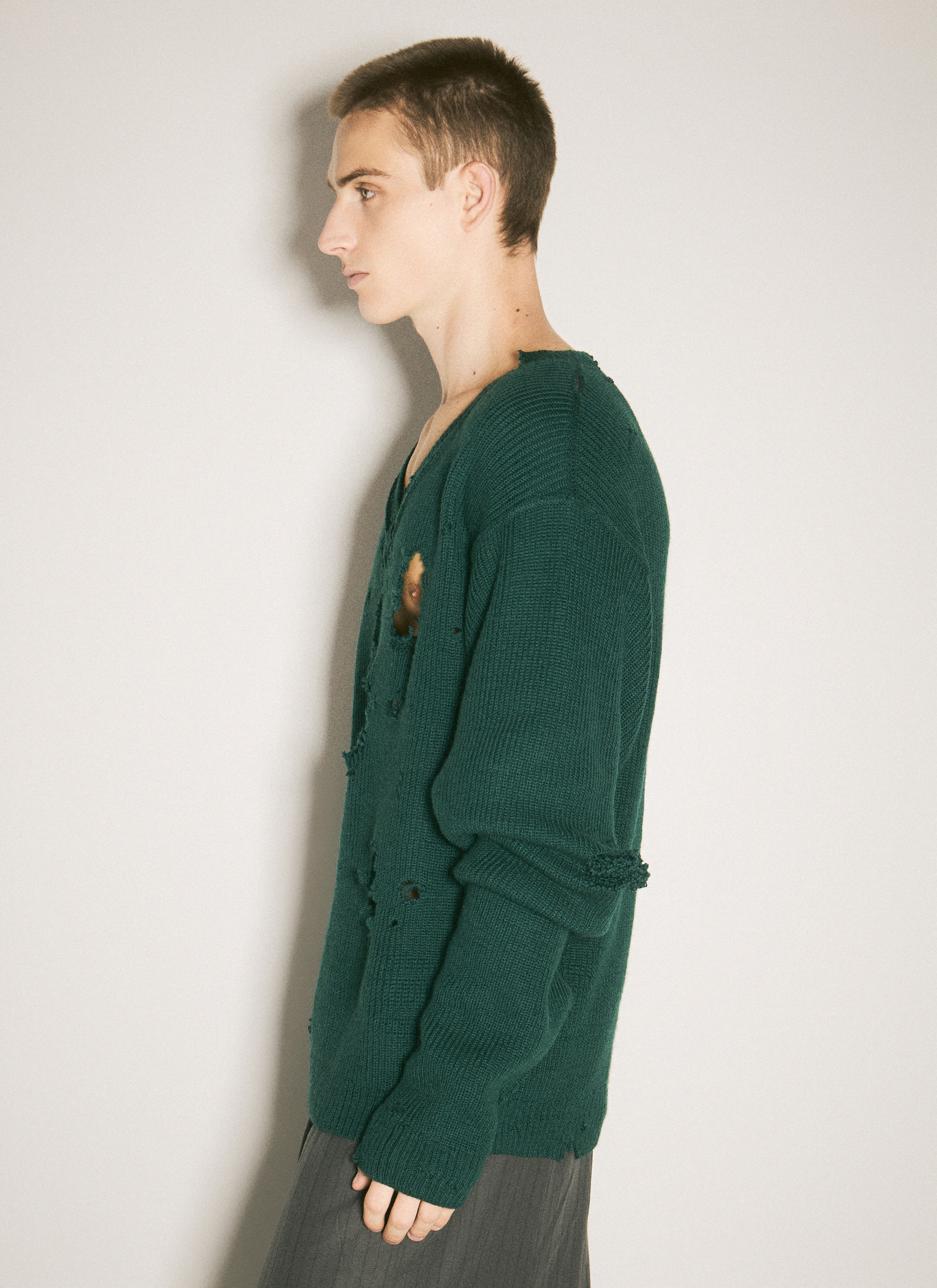 Vetements Men Destroyed Sweater