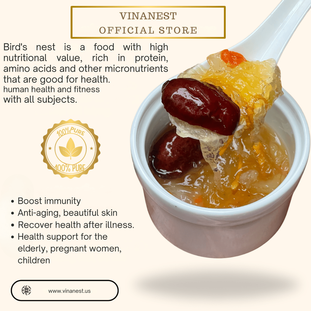 Vinanest Original (Yến Rút Lông Khô) 100GR - Overture Gifts