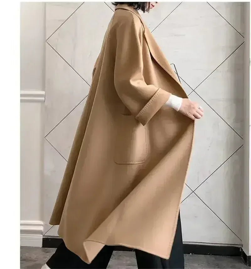 Water Ripple Cashmere Women's Long Reversible Coat – Luxury & - Overture Gifts
