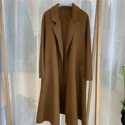 Water Ripple Cashmere Women's Long Reversible Coat – Luxury & - Overture Gifts