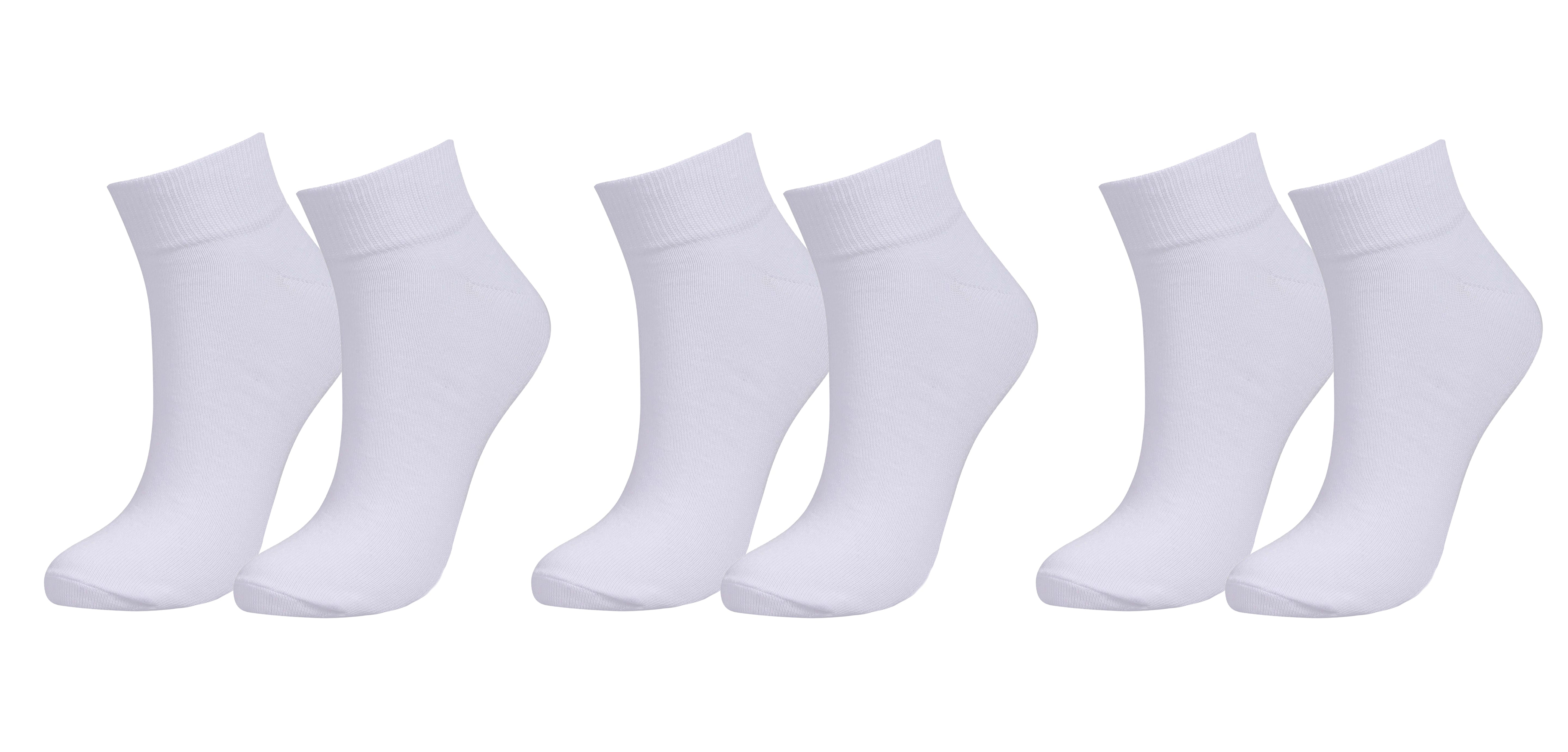tittimitti Men’s Organic Cotton Ankle Socks 3-Pack – Breathable Everyday Ankle Socks