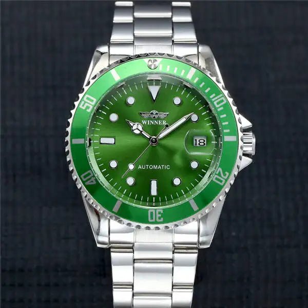 Winner Top Brand Luxury Blue Men Watch Automatic Skeleton Mechanical Wristwatch Male Man Watches Hour Relogio Masculino - Overture Gifts