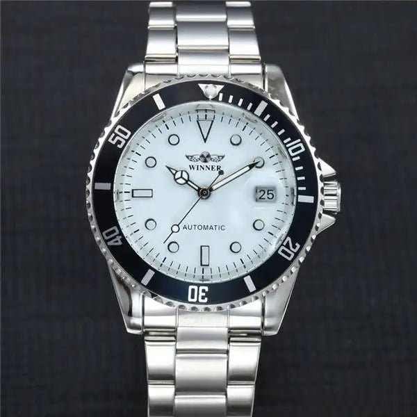 Winner Top Brand Luxury Blue Men Watch Automatic Skeleton Mechanical Wristwatch Male Man Watches Hour Relogio Masculino - Overture Gifts