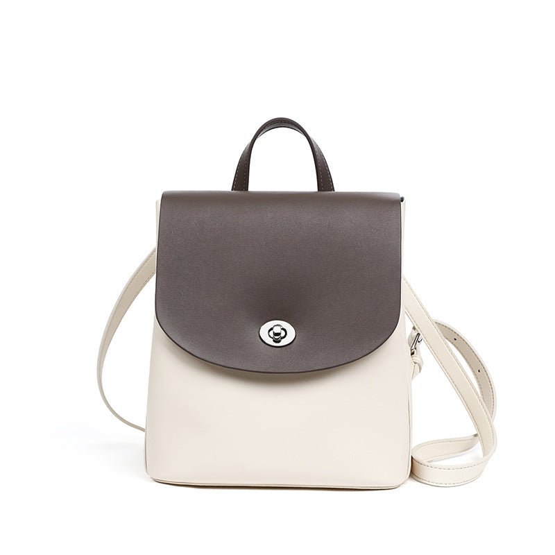 Women backpack purse medium capacity genuine leather - Overture Gifts