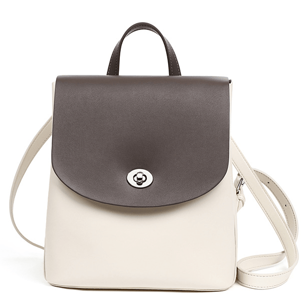 Women backpack purse medium capacity genuine leather - Overture Gifts