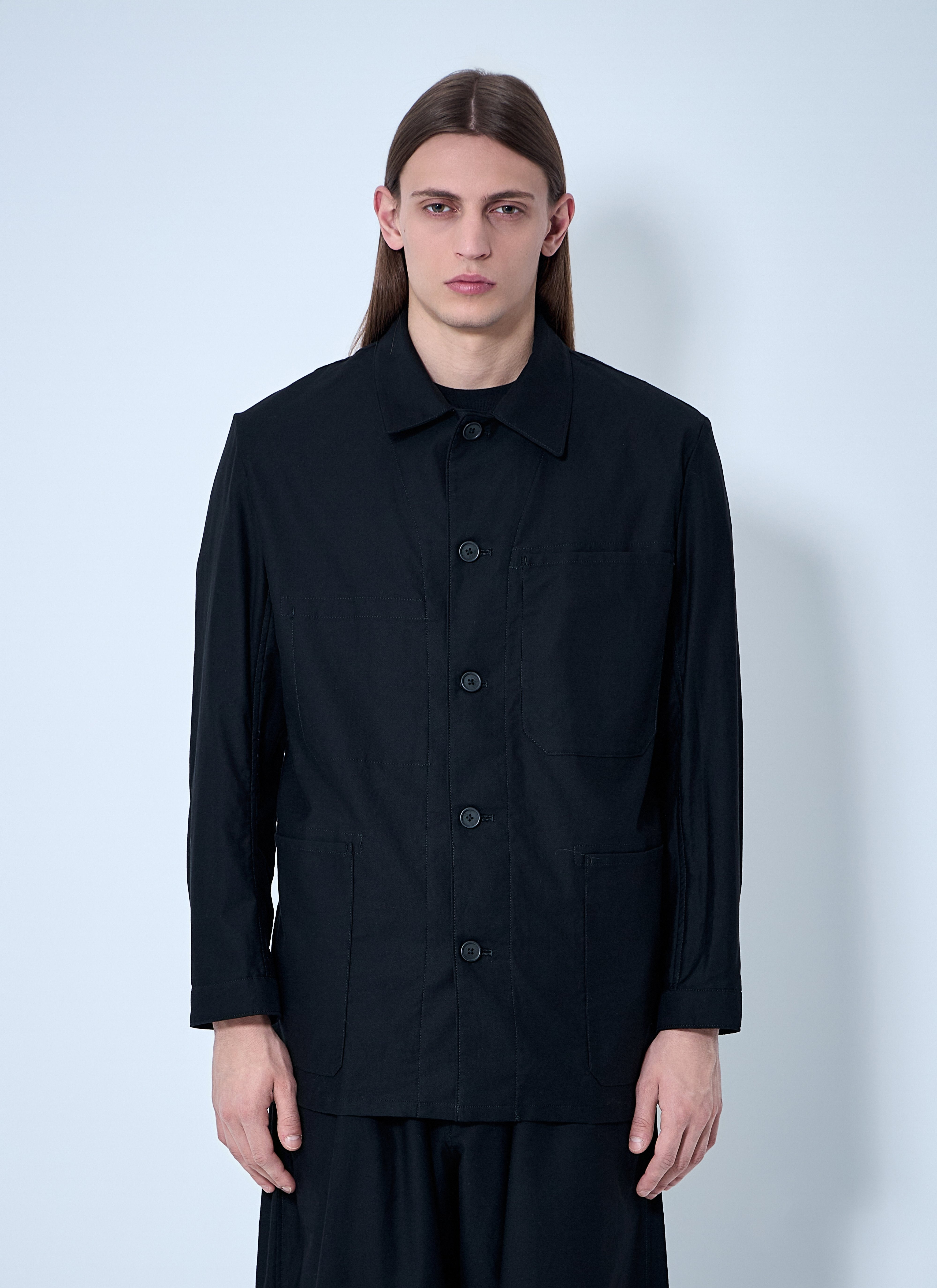 Yohji Yamamoto Men Button-Down Shirt